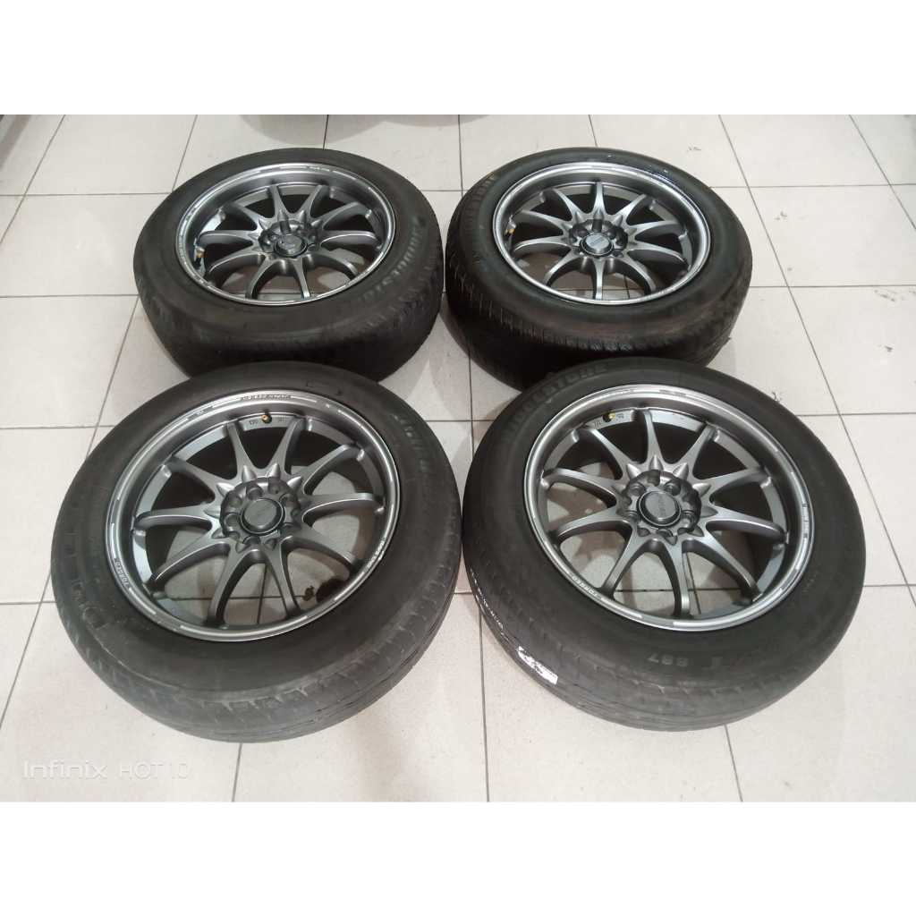 Velg Mobil CE28 Ring 17 Velg Mobil Bekas Ce28 R17 Lebar 8 Pcd 5 Et40 Velg Aja Ban Habis