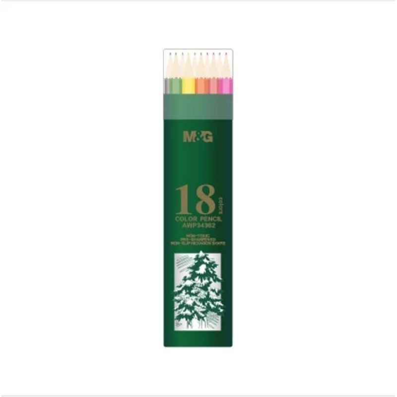 

M&G Pencil 18 Colors - Pensil Warna Untuk Melukis dan mewarnai