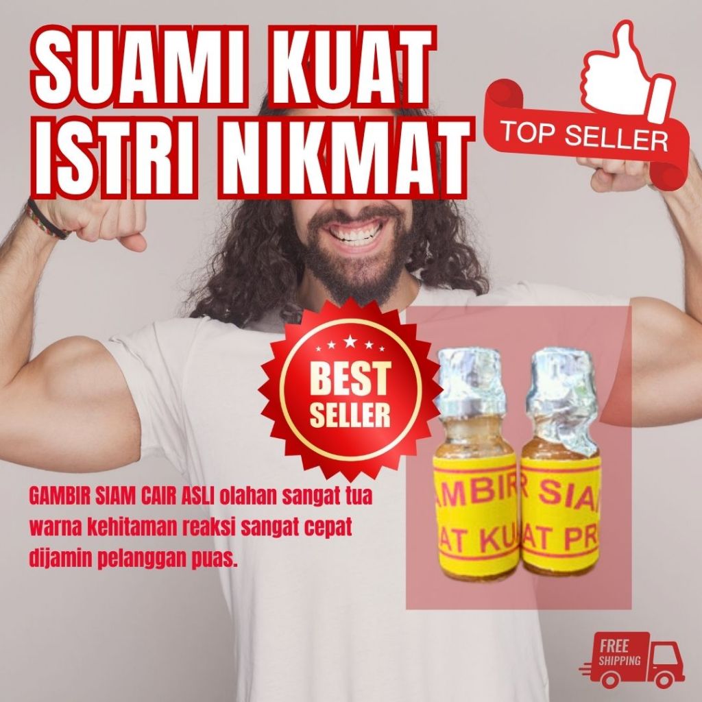 Obat oles pria tahan lama original 100% herbal alami gambir siam obat kuat pria oles uji kejantanan 