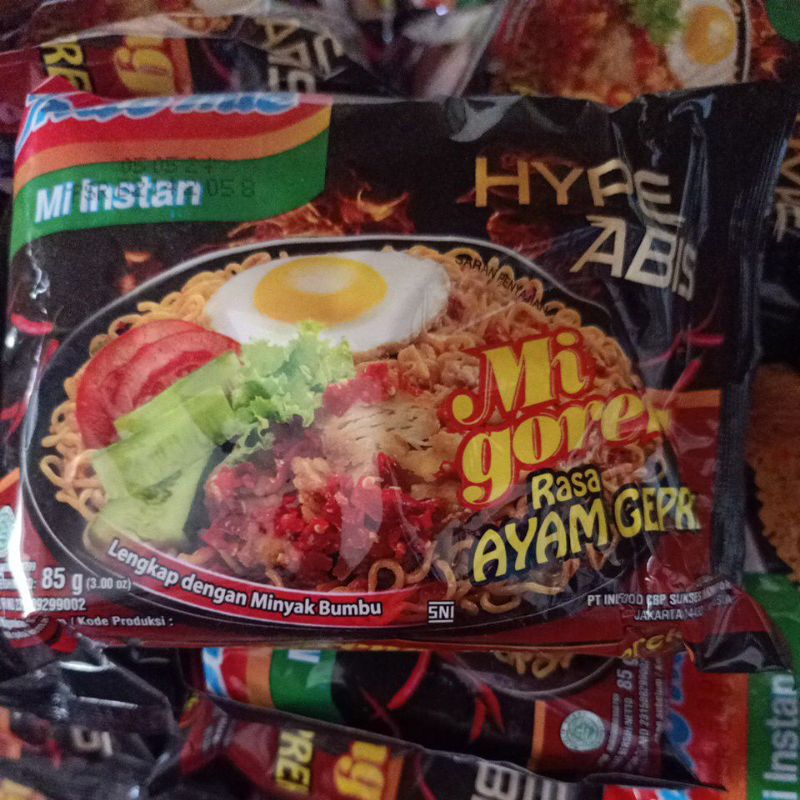 

indomie ayam geprek