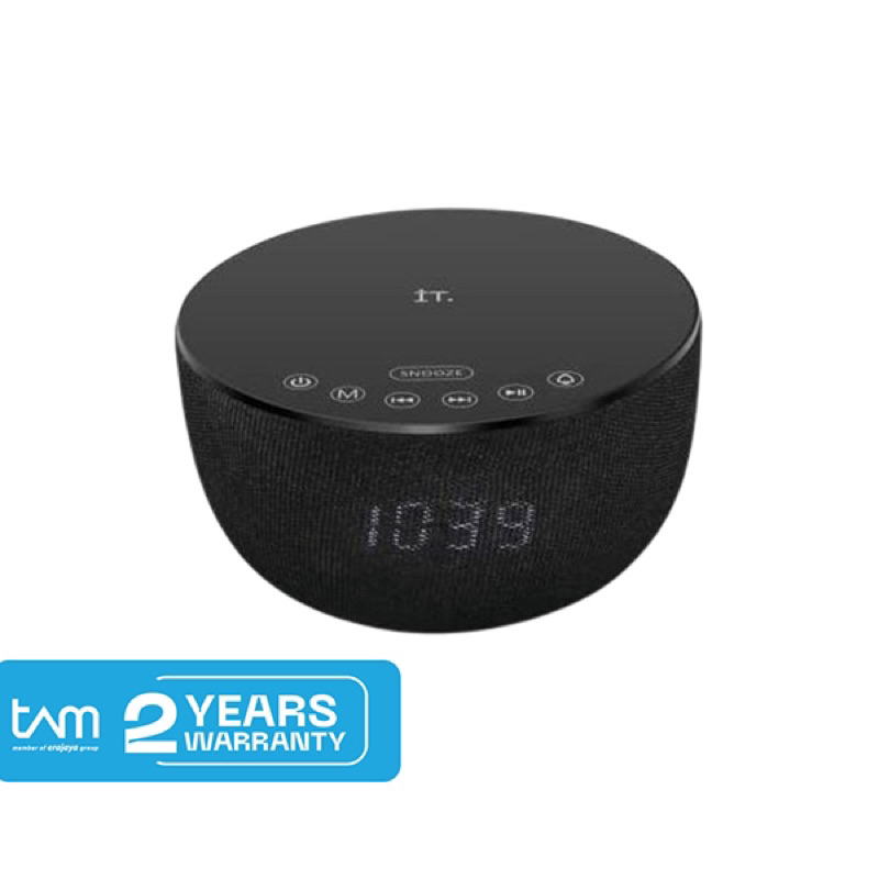 IT Tova TuneBowl 3 in 1 3in1 Portable Bluetooth Speaker Alarm Radio FM Resmi TAM