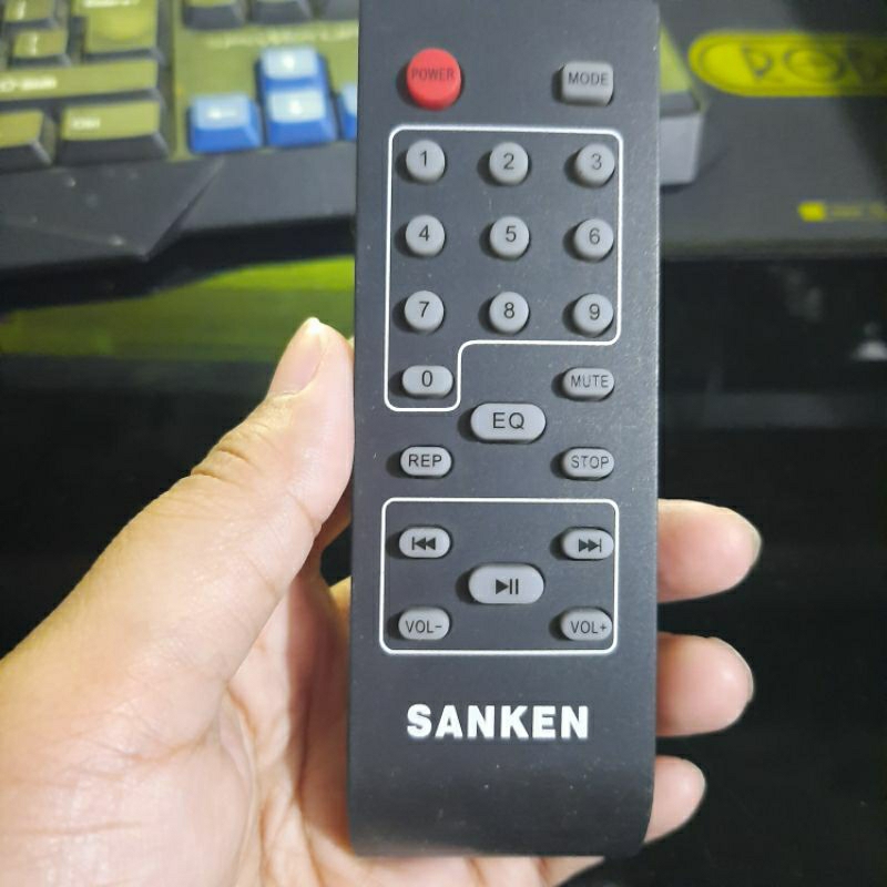 REMOTE REMOT DVD PLAYER SANKEN KECIL ORIGINAL ASLI