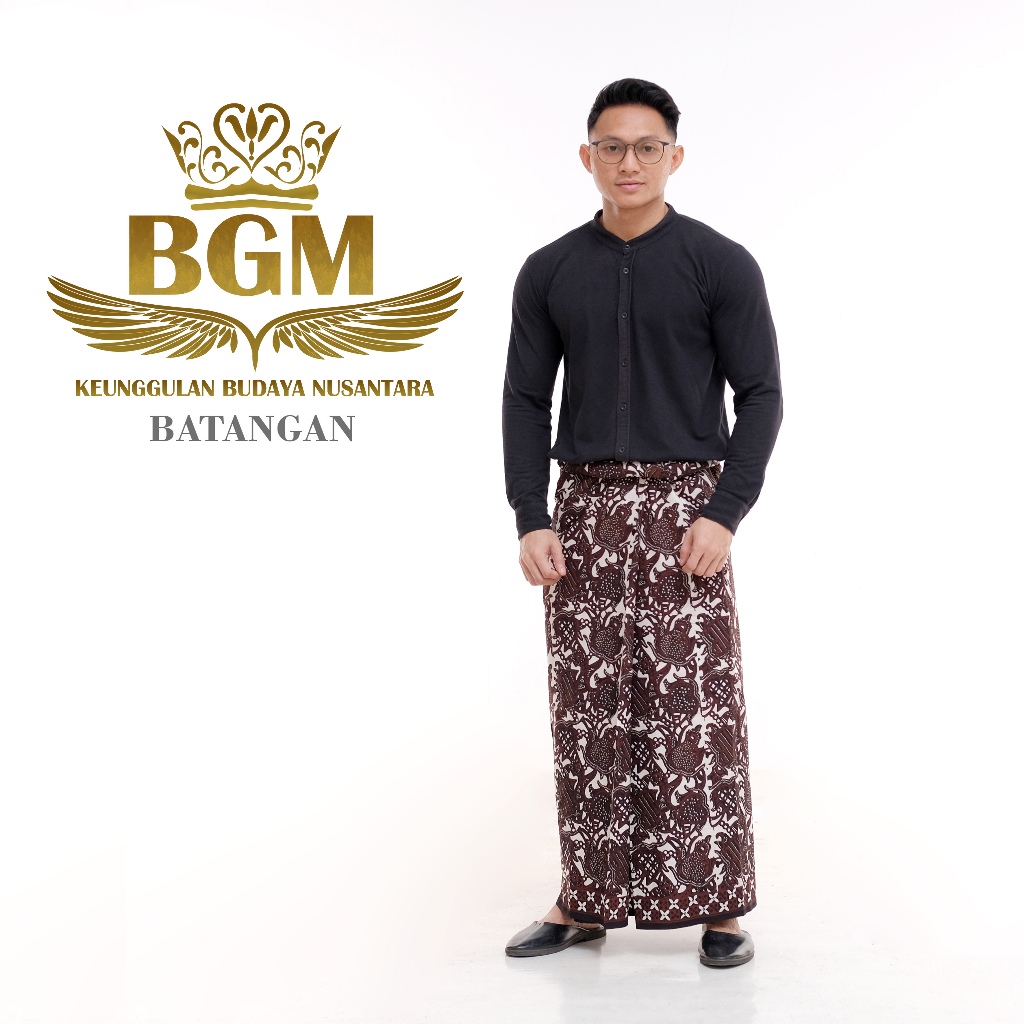 BGM Sarung Dewasa Premium Motif Batik Tulis Sogo Bakaran Asli Pekalongan Kain Katun Primis Lar Gurda