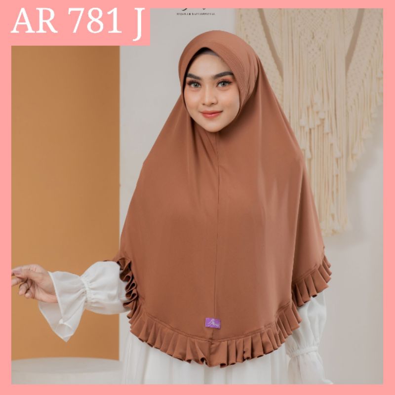 ARRAFI AR 781 JUMBO ✓ HIJAB JILBAB BERGO JUMBO AR RAFI TERBARU ✓ JILBAB REMPEL DAILY STELLA ADEM PED