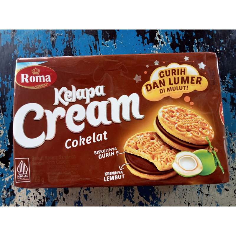 

roma kelapa cream coklat