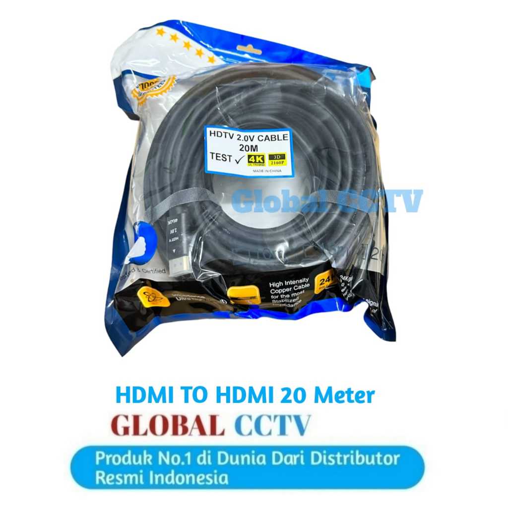 Kabel HDMI 20 meter / Kabel HDMI 2.0 4K UHD