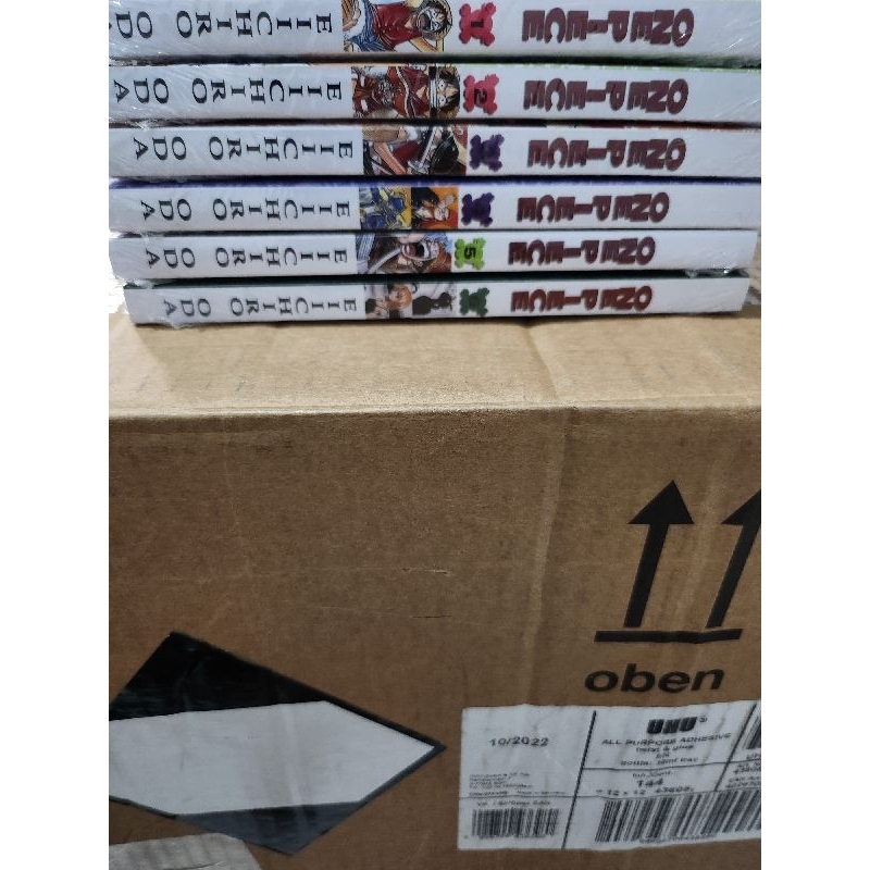 Komik One Piece cetak ulang 2023 set 1-6 segel ori