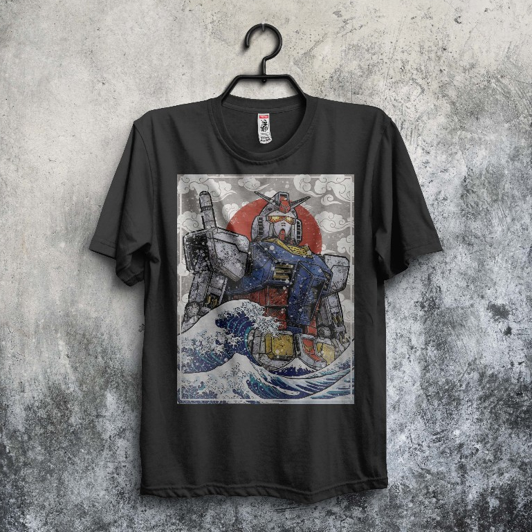 Gundam T-Shirt 001 Kaos Mobile Suit Gundam