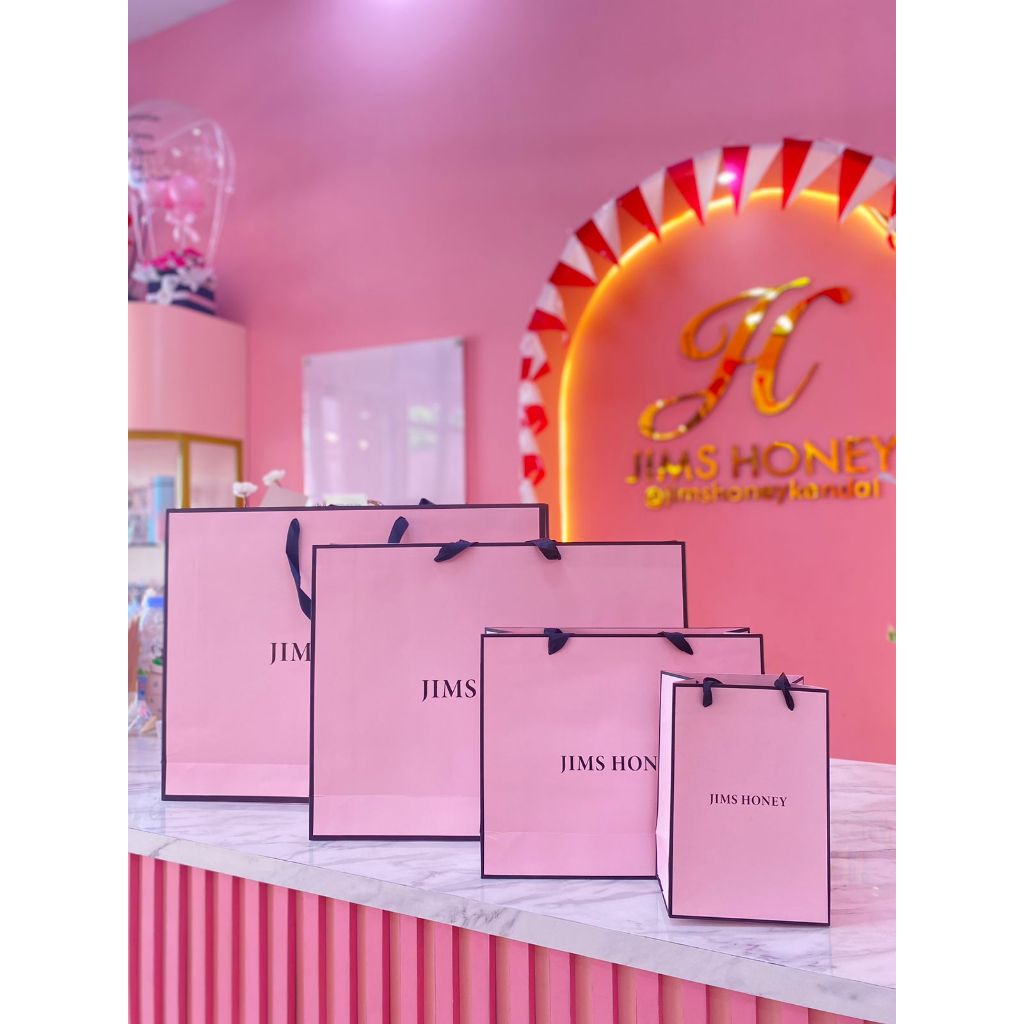 

JIMS HONEY PAPER BAG PINK