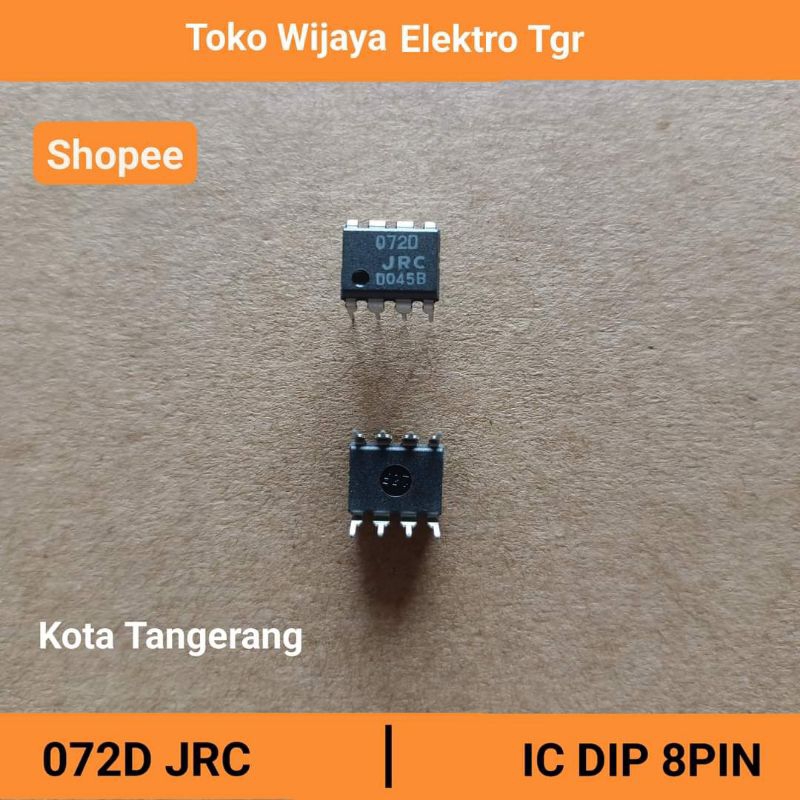 Audio Sparepart | 072D JRC IC Dip 8 Pin