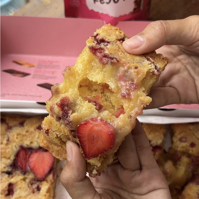 

Fudgy Brownies Strawberry Made Cake In Love