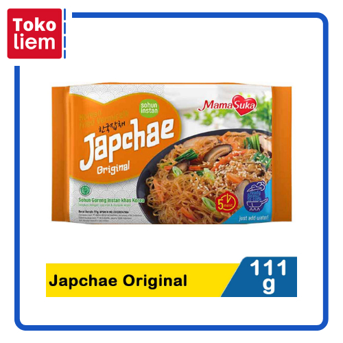 

Mamasuka Japchae Korean Fried Vermicelli Original 111G