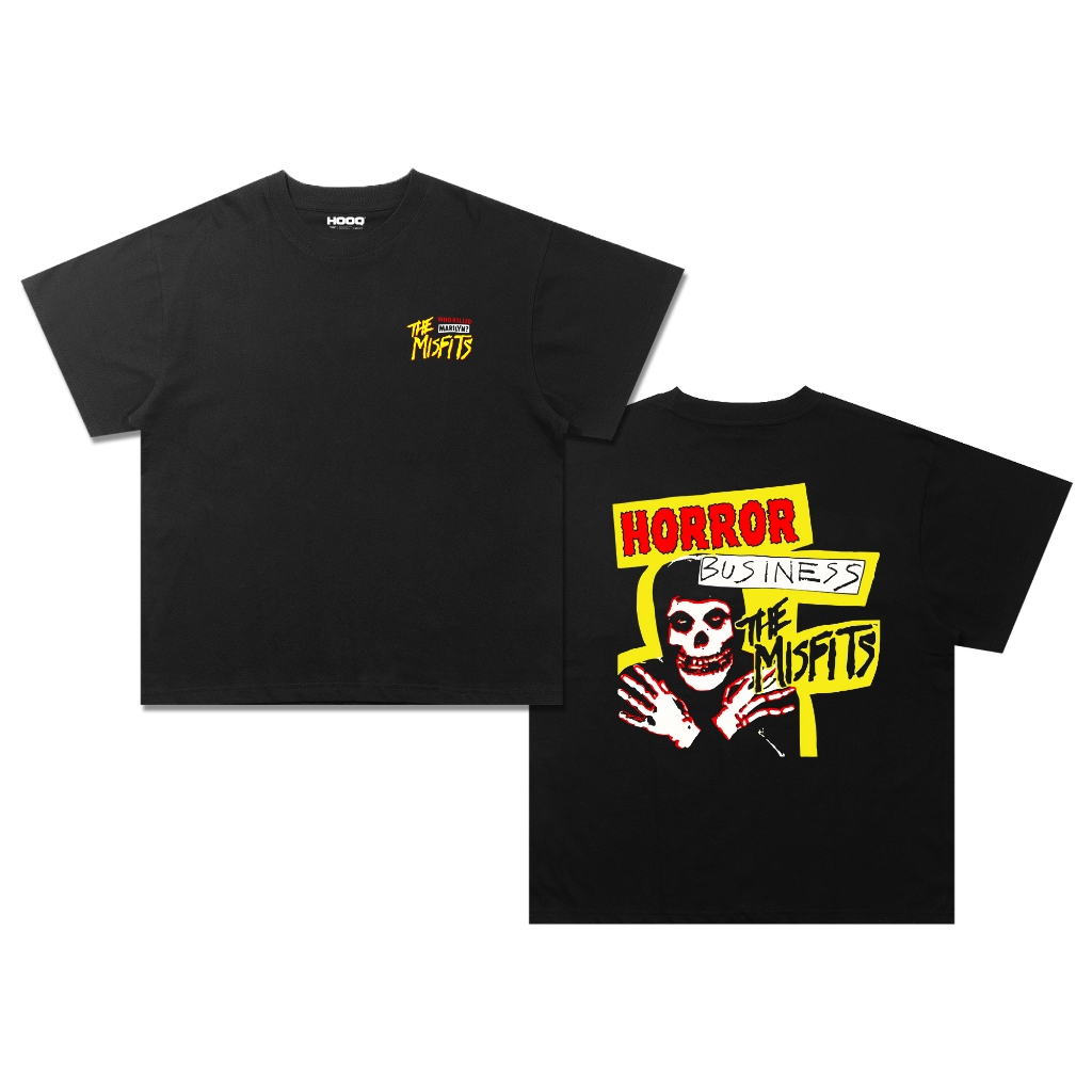 Kaos Band Misfits Oversize - Horror misfits band t-shirt vintage