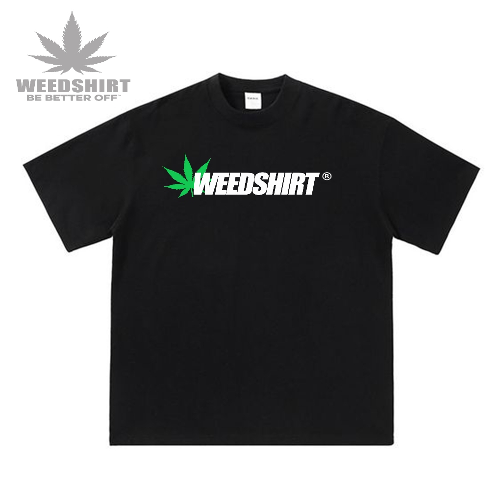 Weedshirt T-shirt LGN kaos weed baju lgn combed 24s
