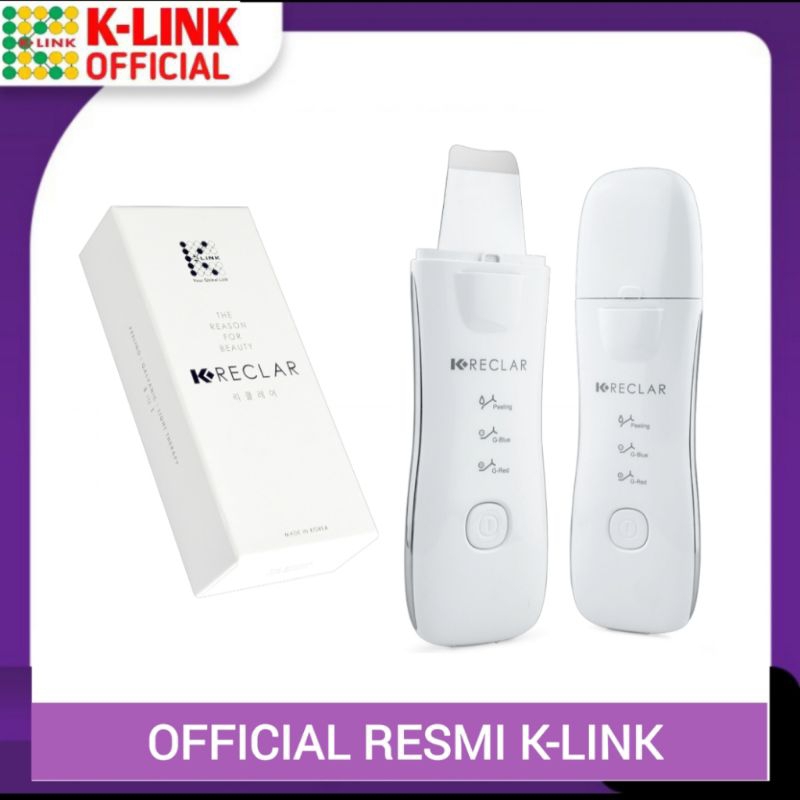Reclar Setrika Wajah Treatment Water Peeling Galvanic Facial Alat Perawatan Kecantikan Wajah Portabl