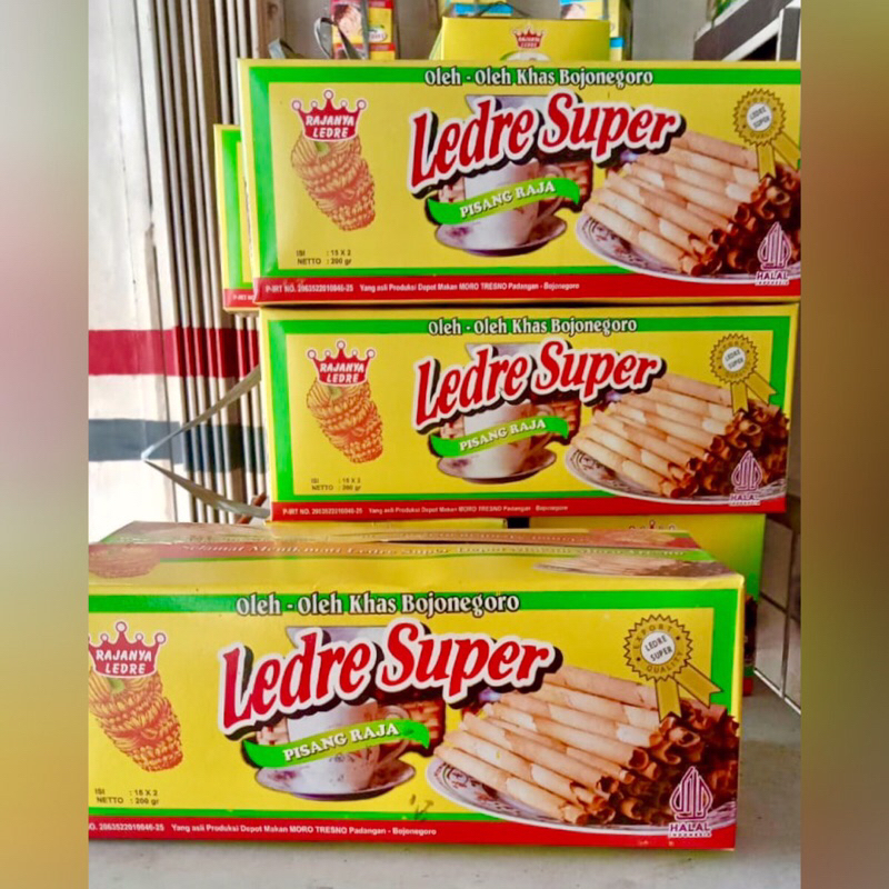 Ledre Super Pisang Raja Makanan Ringan Khas Bojonegoro 200 gr