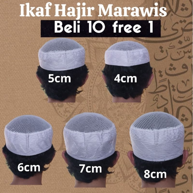 PECI MADINAH JARING TERLENGKAP SONGKOK KOPIAH HAJI HAJIR MARAWIS IKAF