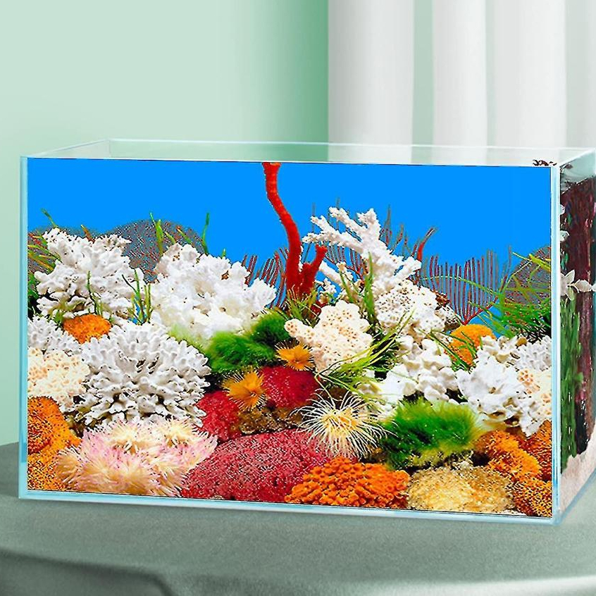 gambar hiasan aquarium background pemandangan