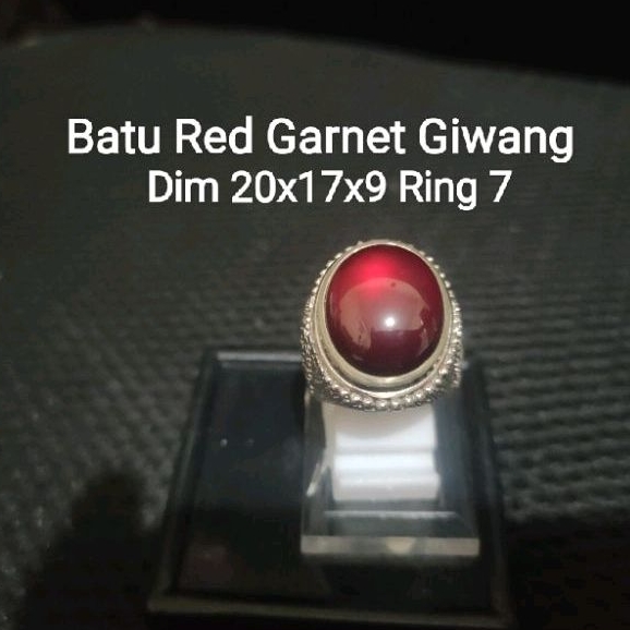 Batu Red Garnet kristal Natural Kualitas Giwang Termurah