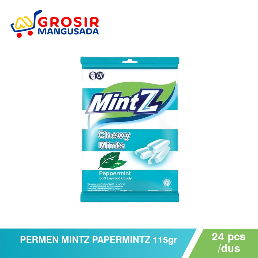 

Mintz Permen Chewy Peppermint 115 gr Harga Grosir 6pcs