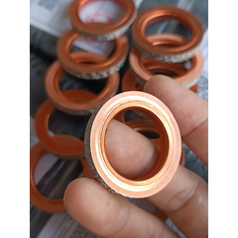 PAKING GASKET KNALPOT MIO SPORTY SMILE NOUVO ORIGINAL LOSPACK HARGA PER BIJI