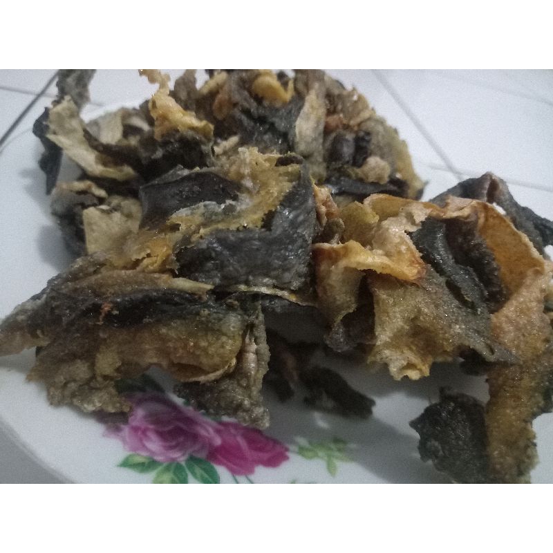 

krupuk kulit patin 200gr bonus bumbu tabur 2 rasa balado dan bbq