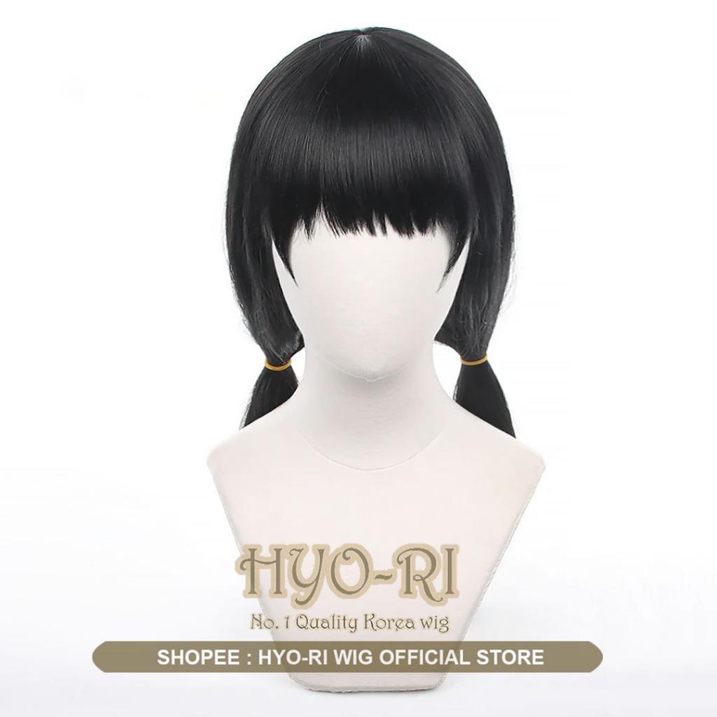 HYO-RI WIG : WIG ASA MITAKA WIG MITAKA ASA TWINTAIL WIG COSPLAY ANIME CHAINSAW MAN WIG CHAINSAWMAN