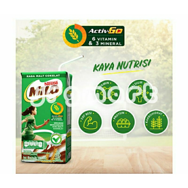 

MILO ACTIVE GO SUSU UHT 180ML RASA COKLAT