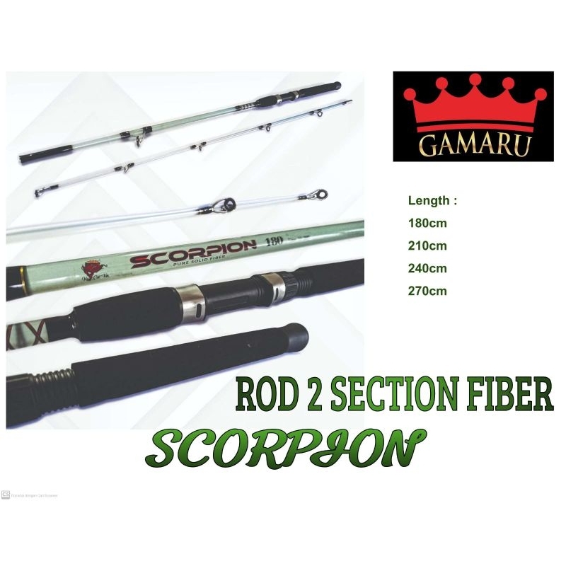 JORAN SAMBUNG 2 FIBER KING CAT FISH SCORPION 180 210 240 270 CM