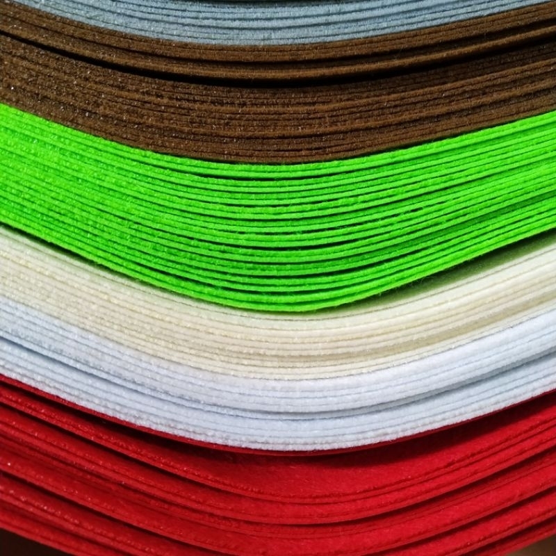 Hard Felt Import • Non Woven Embroidery Felt • Kain Flanel Kaku • Alas Bros  (stok terbatas)