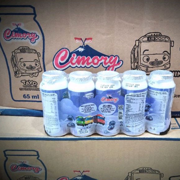 

Cimory Tayo Yogurt Drink Blueberry 65ml isi 5 pcs / pack