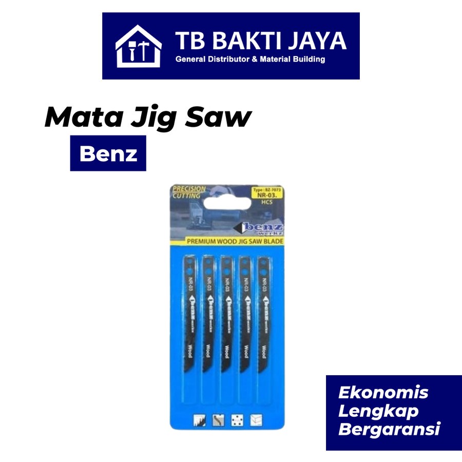 Mata Jigsaw / Jigsaw Blade / Mata Pisau Gergaji Jigsaw Benz