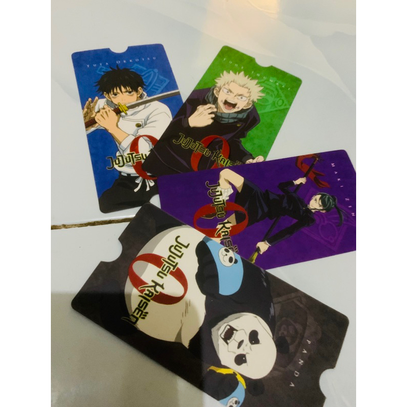 Original Collectible Ticket Jujutsu Kaisen 0 movie Yuuta Yuta Maki Inumaki Panda