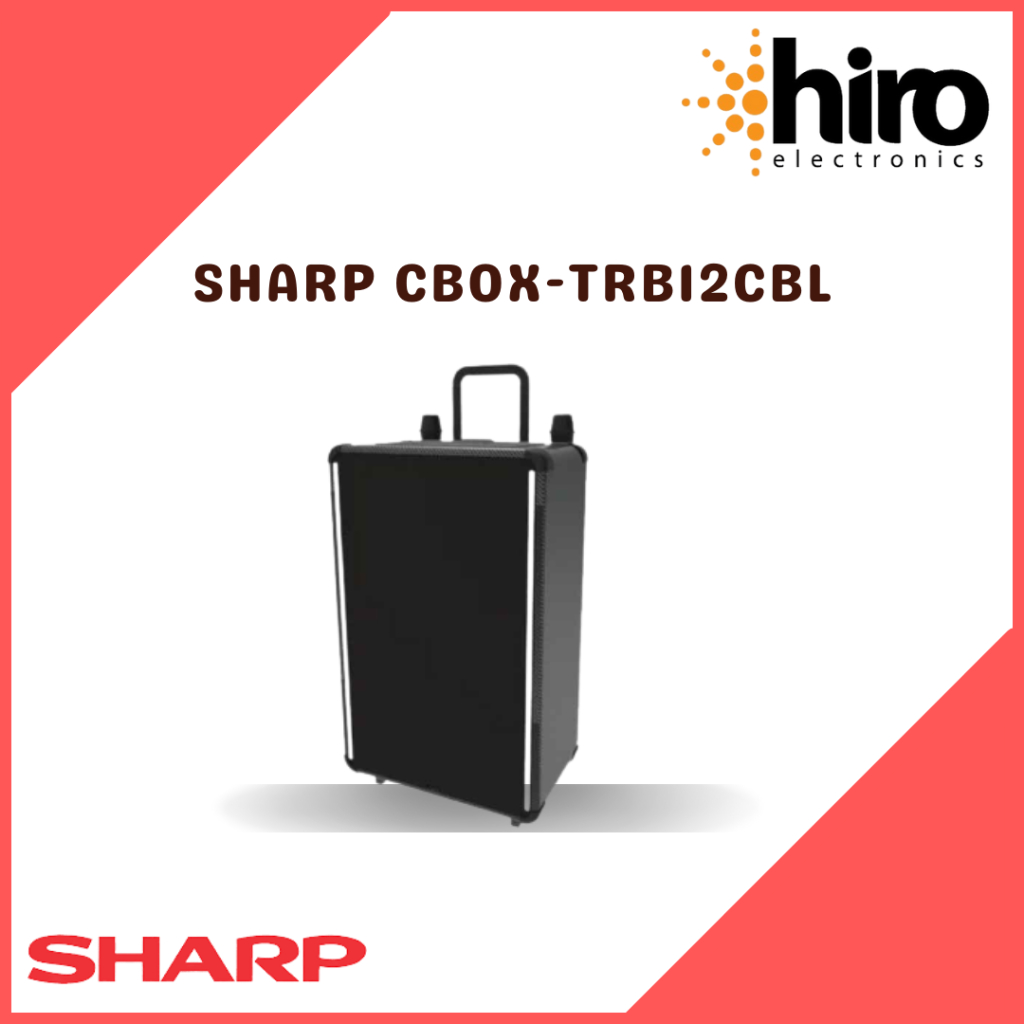 SPEAKER SHARP CBOX-TRB12CBL