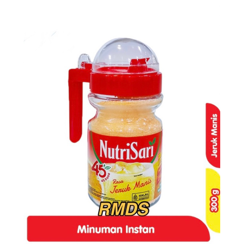 Nutrisari pitcher botol kaca jeruk manis 300gr  Minuman buah vitamin C