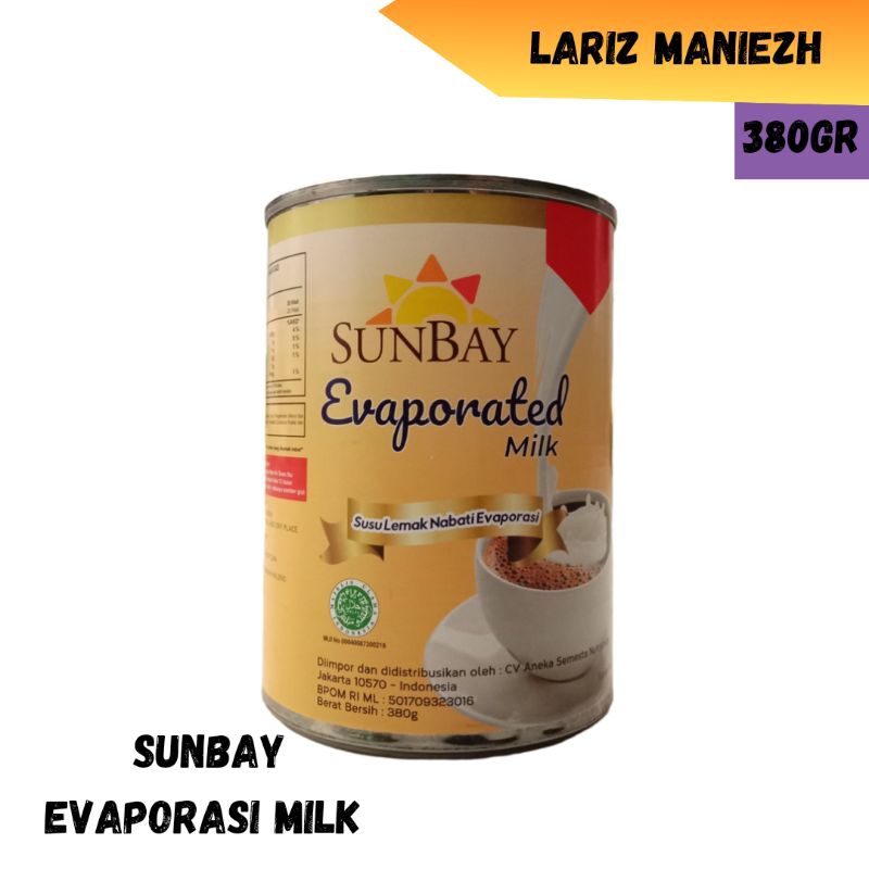 

Sunbay Evaporated Milk/Susu evaporasi 380gr