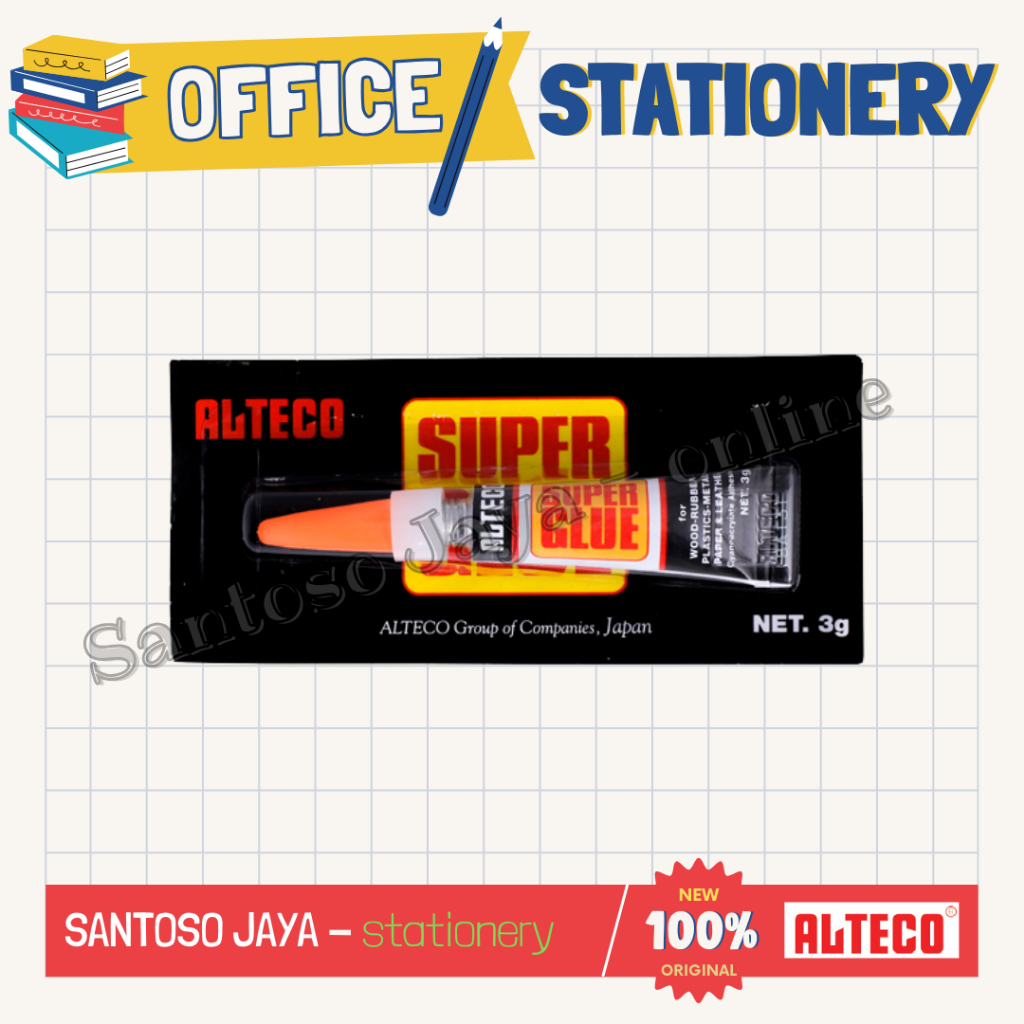 

Lem Serba Guna ALTECO 110 3g - Super Glue ALTEKO 110 - 3 gram