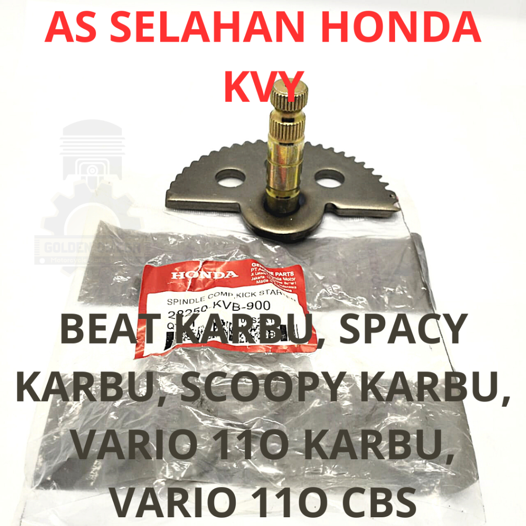 AS GIGI SELAHAN BEAT KARBU HONDA KVY KUALITAS ORI ASLI AS GIGI KICK STATER HONDA SPACY KARBU, SCOOPY