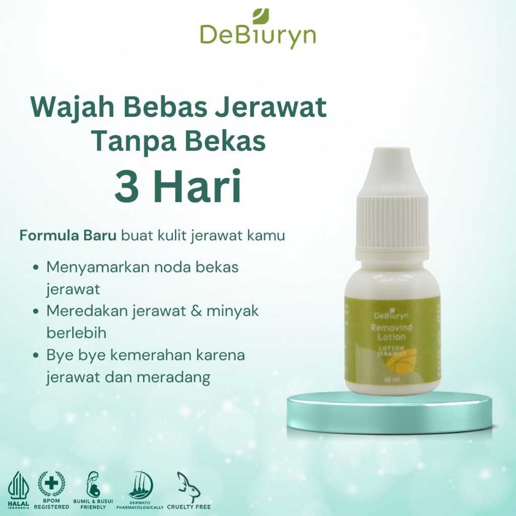 DeBiuryn Removind Lotion Totol Jerawat