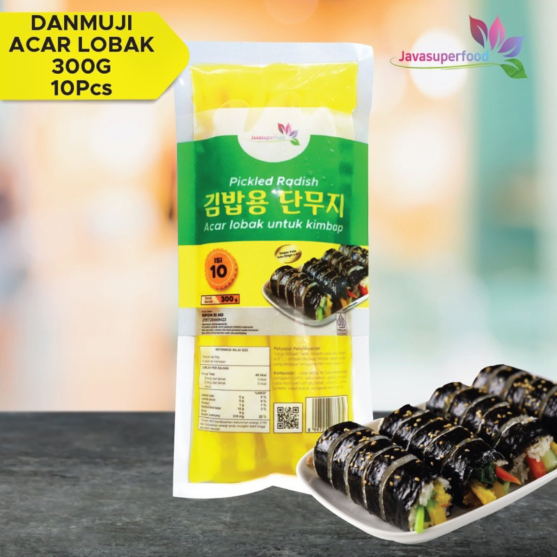 

Acar Lobak kuning(Danmuji/단무지) Potongan