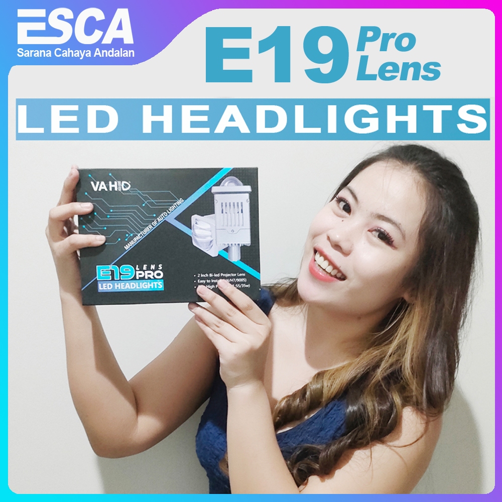 E19 - Bi-LED E19 Pro Lens Vahid | Mini Laser LED Projector Headlight