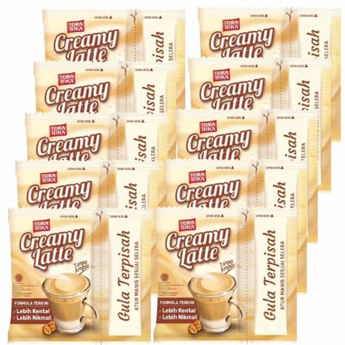

1 RENCENG KOPI TORABIKA CREAMY LATTE ISI 10 SACHET