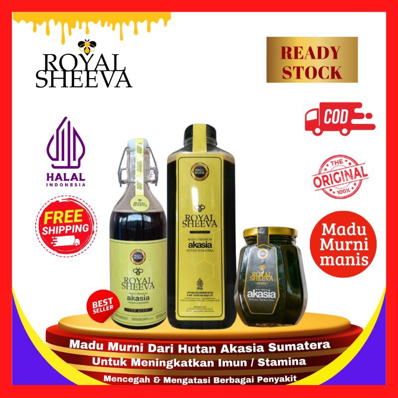 

Madu Murni 100% Royal Sheeva 700gr - 1.3kg | Premium Halal MUI Asli dari Hutan Akasia Sumatera