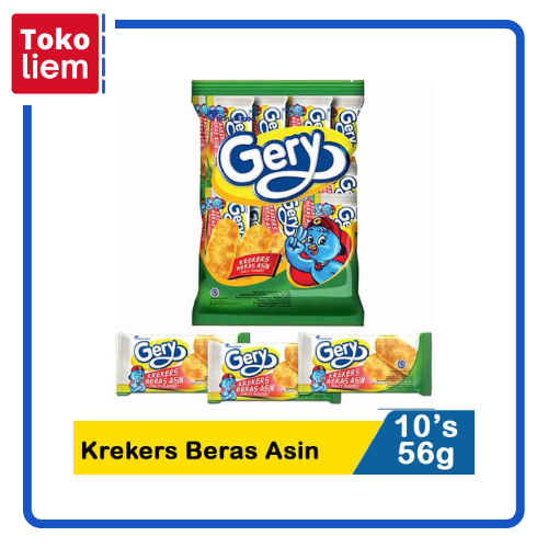 

Gery Kraker Beras Asin 10X5.6G