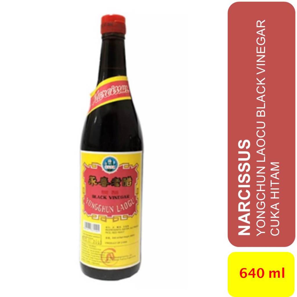 

Black Vinegar Cuka Hitam kemasan Botol 640 ml merk NARCISSUS