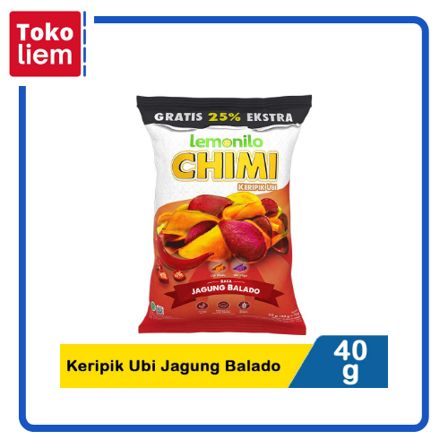 

Lemonilo Chimi Keripik Ubi Jagung Balado 40G