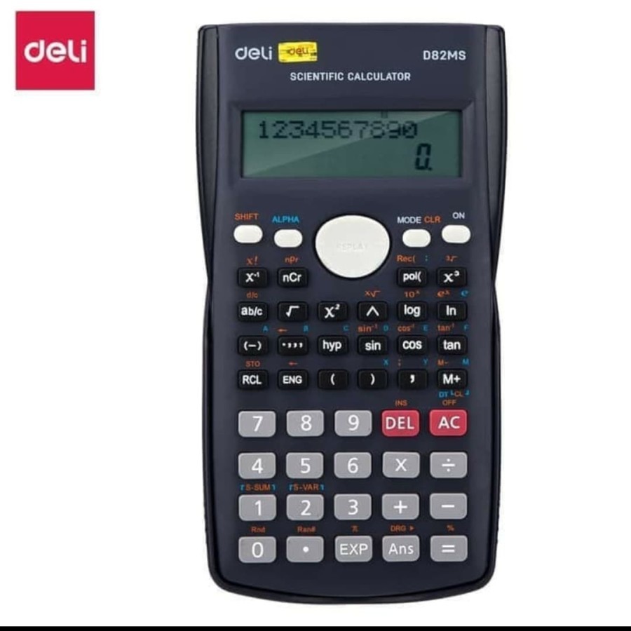 

Deli D82MS Kalkulator Scientific