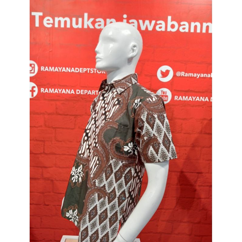 Batik lengan pendek Bali lestari