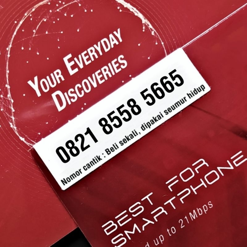 Nomor Cantik Kartu Perdana SimPATI dan As Telkomsel Combo Sakti 0821 8558 5665