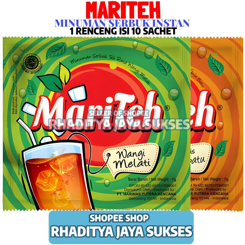 

Mariteh 1 Renceng Isi 10 Sachet